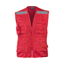 Chaleco Geologo Gabardina Mtx Rojo M