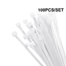 PACK 100 AMARRAS PLASTICAS BLANCAS 2.5X100MM INGCO HCT1001
