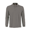 Polera Pique Manga Larga Mtx Gris XXL