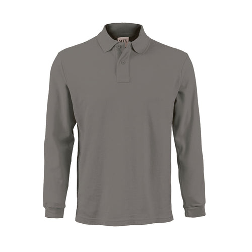 Polera Pique Manga Larga Mtx Gris XXL