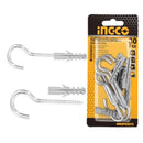 SET CANCAMO ABIERTO CON TARUGO 6 PIEZAS GRIS INGCO HWSPK5012