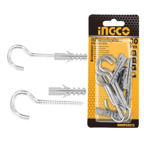 SET CANCAMO ABIERTO CON TARUGO 6 PIEZAS GRIS INGCO HWSPK5012