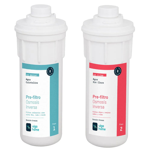 Prefiltro De Pp 5 Micras Y Carbon 2 Unidades