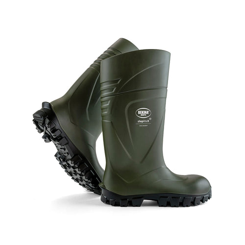 Bota Seg. Steplite X Verde C/Punta 43