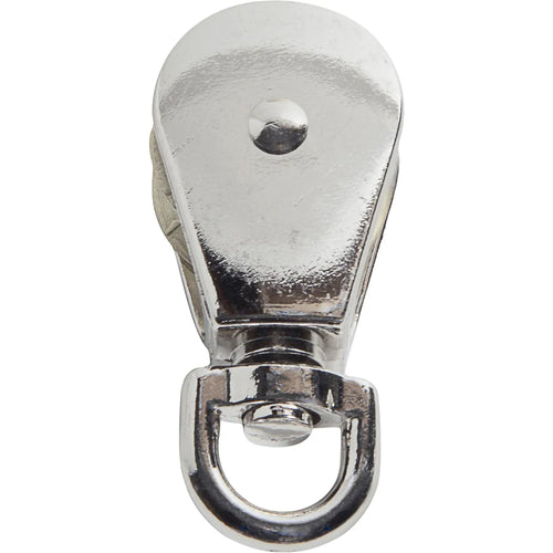 Roldana Simple 1 Pulgada Cromada