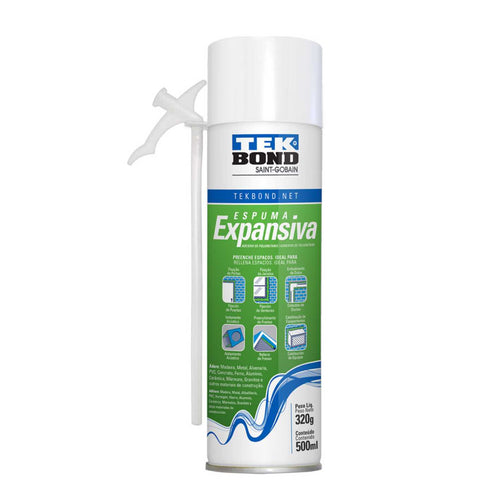 Espuma Expansiva Pu Uso General 320Gr/500Ml Tekbond 69957326993