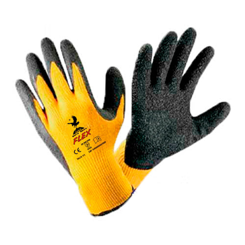 Guantes Seg. Flex (Amarillo-Negro) 9/L