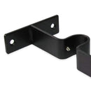 Set De Soportes P/Barra Cortina Doble Muro 19 Mm 2 U Negro