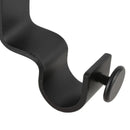Set De Soportes P/Barra Cortina Doble Techo 19 Mm 2 U Negro