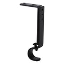 Set De Soportes P/Barra Cortina Simple Muro 19 Mm 2 U Negro