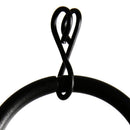 Set De Argollas Para Cortina 28 Mm 10 Unidades Negro