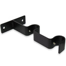 Set De Soportes Para Barra De Cortina 19/28 Mm 2 Unidades Negro