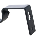 Set De Soportes P/Barra Cortina Doble Muro 28 Mm 2 U Negro