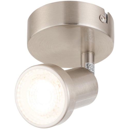 Aplique Bisel 1 Luz Metal Gris