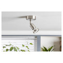 Aplique Bisel 1 Luz Metal Gris