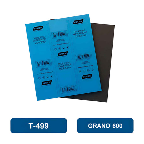 Lija al Agua T-419 Grano 600 - Norton