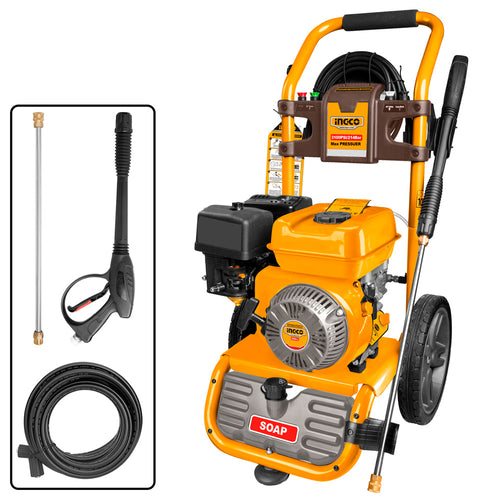 Hidrolavadora A Gasolina Industrial 6Hp/214Bar Ingco Ghpw2003
