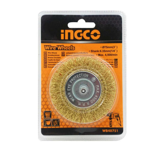 CEPILLO CON VASTAGO CIRCULAR 75MM INGCO WB40751