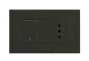 Interruptor 9/12 y Enchufe Grafito 10A - ART DNA