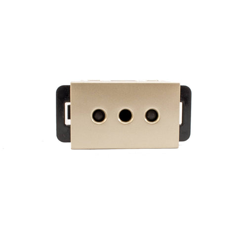 Modulo Enchufe 10A 1 Posicion Dorado - ART DNA