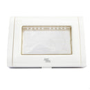 Placa Hidrobox 3 posiciones con bastidor Blanco - ART DNA