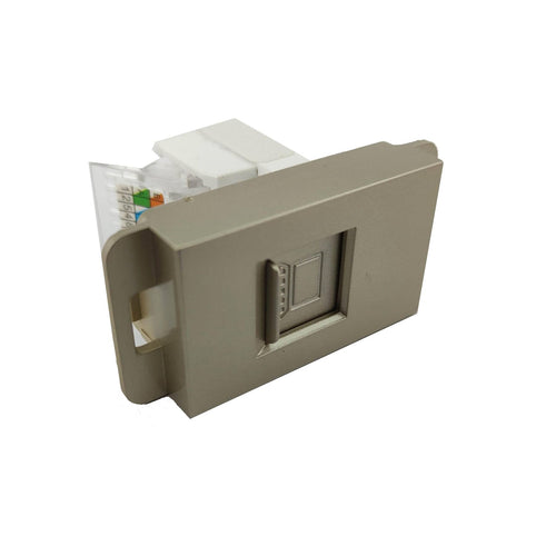Modulo Computacion RJ-45 1 Posicion Dorado - ART DNA