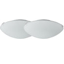 Pack 2 Plafones Metal Blanco