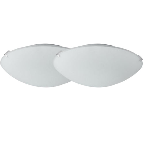 Pack 2 Plafones Metal Blanco