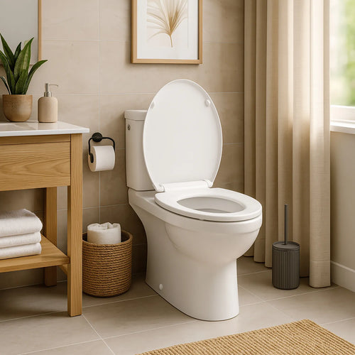 Asiento Wc Elongado Cierre Suave