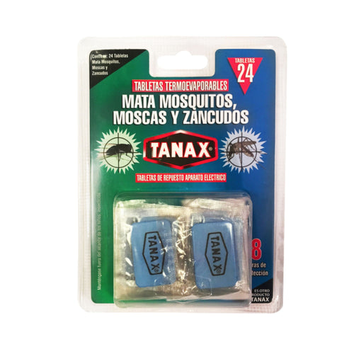 Ahuyenta Zancudos y Mosquitos / Insecticida Recarga 24 tabletas - Tanax