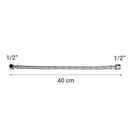 Flexible Agua Metal Hi He 1/2 40 Cm