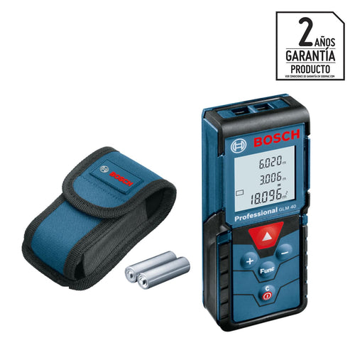 Medidor Laser Glm 40 Alcance 40 Metros Con Estuche