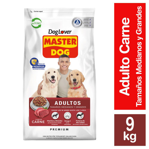Alimento Seco Para Perro Adulto Carne. Arroz Y Vegetales 9 Kg