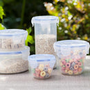 Contenedor De Alimentos Redondo Plastico 350 Ml
