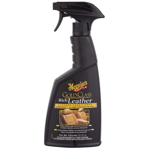 Renovador De Cuero Gold Class Spray 450 Ml Limpia Y Acondiciona