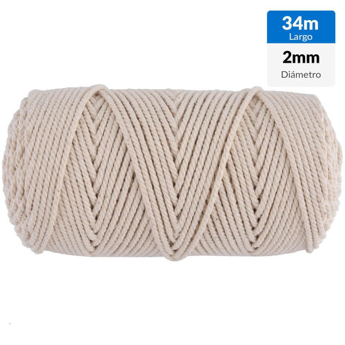 Lienza De Algodon 2.0Mm X 150Grs.