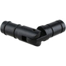 Codo Para Barra De Cortina 19 Mm Negro