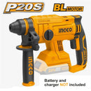 Rotomartillo Bl Inalambrico Sds Plus Industrial 20V/1,5J Ingco Crhli2201