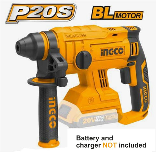 Rotomartillo Bl Inalambrico Sds Plus Industrial 20V/1,5J Ingco Crhli2201