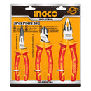 Set Alicates Industrial Aislado Vde 3 Piezas Ingco Hikps28318