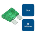 Fusible tipo enchufe 50un. 30A Verde - Flosser
