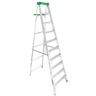 Escalera Aluminio Tijera 10 Peldaños 3.05 M. Cuprum
