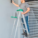 Escalera Aluminio Tijera 8 Peldaños 2.44 M. Cuprum