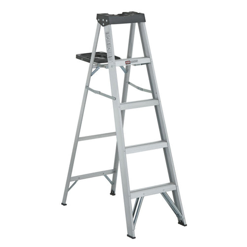 Escalera Aluminio Tijera 5 Peldaños 90 Kg Cuprum