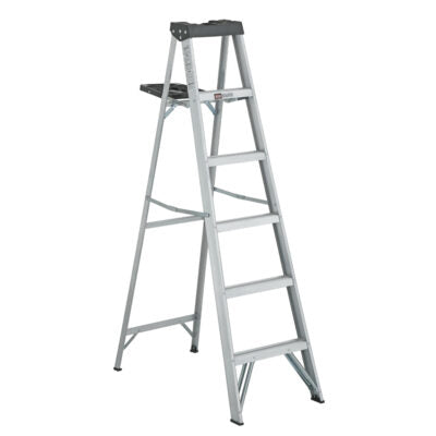 Escalera Aluminio Tijera 1.83 M Capacidad 90 Kg Cuprum