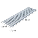 Rejilla Peatonal Para Canalizacion De Aguas 12. 8X50X3. 2 Cm