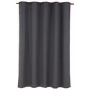 Combo 2 Cortinas Black-Out 200X220Cm Texturada Grafito