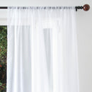 Cortina Velo 145X220 Cm Blanco Pasador