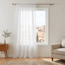 Cortina Velo 145X220 Cm Blanco Pasador