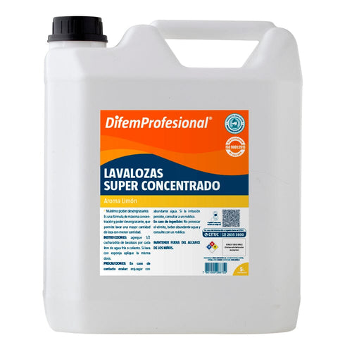 Lavalozas Super Concentrado 5 Lt ASEO Y LIMPIEZA DIFEM PROFESIONAL 
